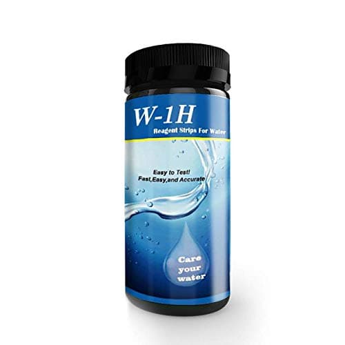 Bravol Water Hardness Test Strips, 100 Strips, 0-425 mg/L, Hard Water Test Kit, Testing Hardness of Water Softener, Drinking Water Quality, Pool Water, etc.