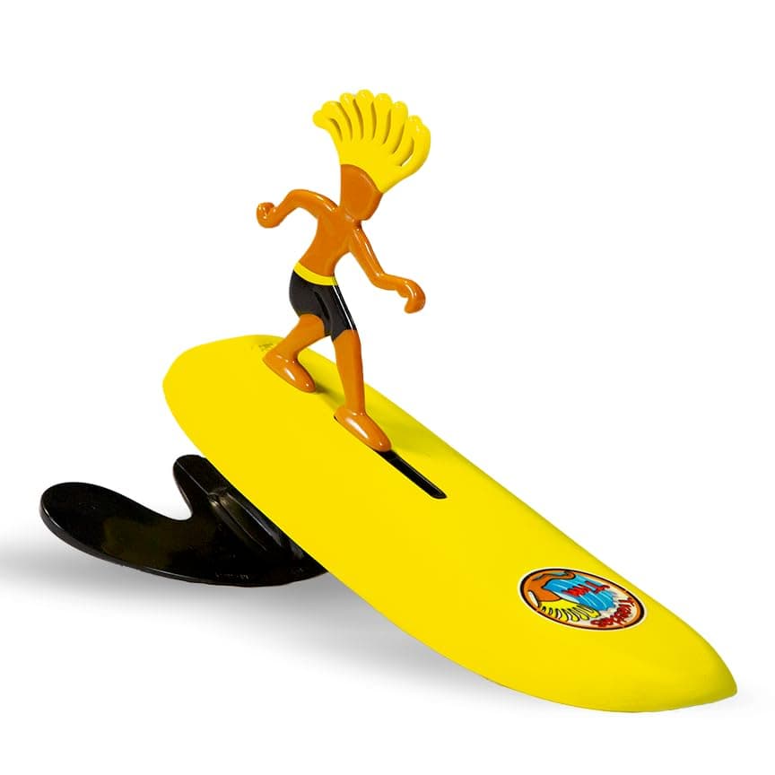 Surfer Dudes Classics Wave Powered Mini-Surfer and Surfboard Toy - Trestles Tim