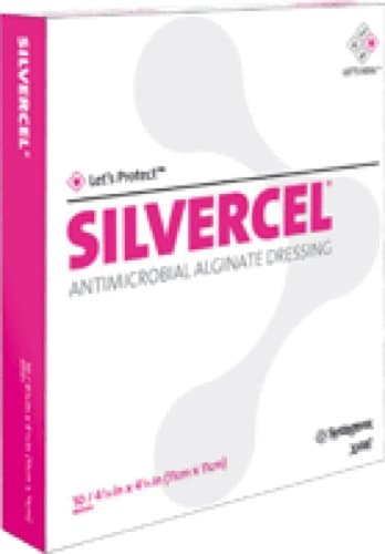 SILVERCEL Antimicrobial Alginate Dressing [SILVERCEL 1 X 12IN ROPE] BX/5 by SYSTAGENIX WOUND MNGMNT