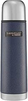 Thermos Stainless Steel Flask, Hammertone Blue, 1 l