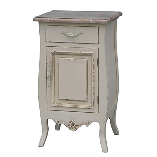 Amari Leisure French Style Devon Bedside Table with 1 Drawer and a Cupboard Under