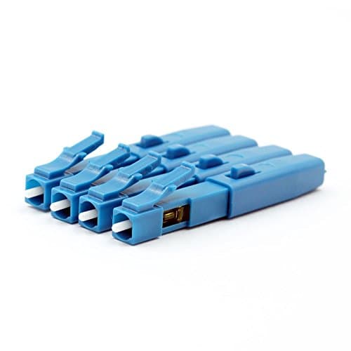 10pack FTTH FIOS LC/UPC Optical Fiber Cable Quick LC Fast Connector Adapter Single Mode for CATV Network (10Pcs /Lot)
