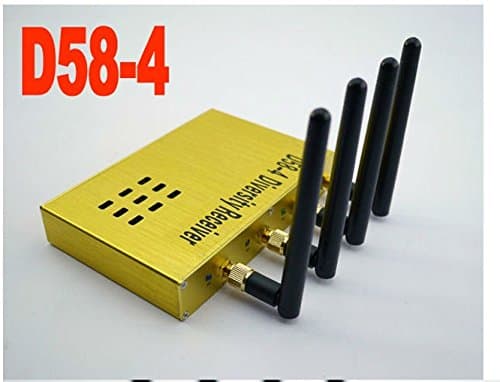D58-4 5.8Ghz WIRELESS FPV 4 Channels Diversity Receiver(Black)