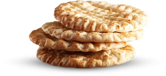 Alexakis Greek Pitta Bread - Soft & Fresh Flatbreads | 10-Pack, 18cm for Gyros, Wraps & Souvlaki | Wheat Flour Artisan Pita Breads | Pita for Versatile Family Dinners | Authentic Food from Greece