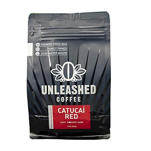 Unleashed Coffee 12oz Medium Roasted Catucai Red Whole Beans Coffee From Brazil