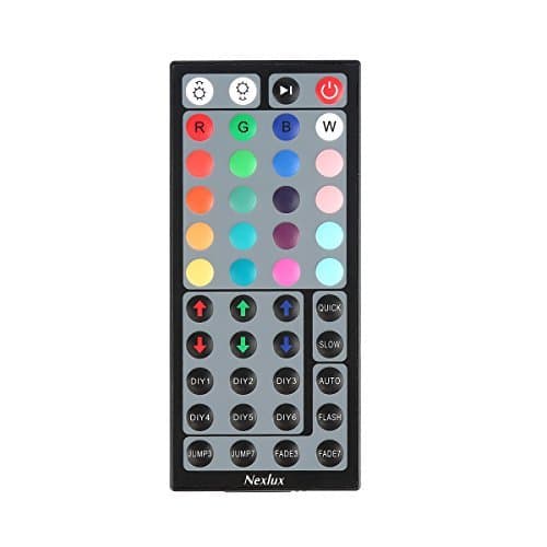 RF Controller and 44 Key Remote, Nexlux RGB Controller for Multi Color Changing Light Strip