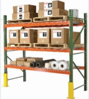 Pallet Rack Beams - 8 Ft Long, Prbm96-6, Size: 4.5 X 96, Capacity: 6,111, Weight: 26, Ibx43096