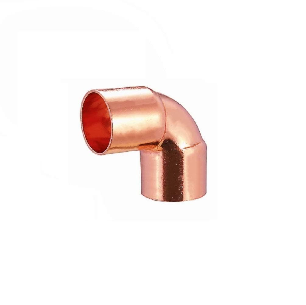 (1) EZ-FLUID 1-1/4" C X C LF Short Radius Copper 90 Degree Elbow Pressure Copper Fitting with Sweat Solder Connection for Residential,Commercial Plumbing.