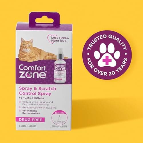 Comfort Zone Cat Calming Spray: Value Size (4 oz)