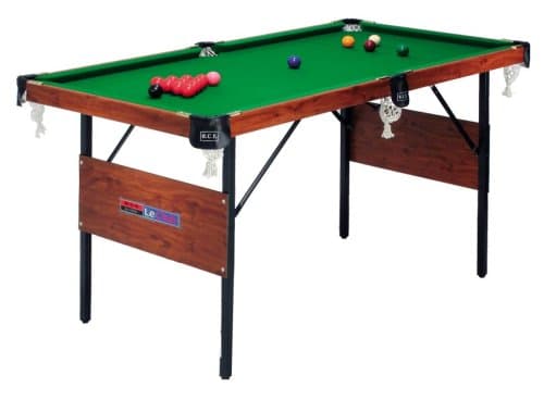 BCE 'Rock Solid' Le Club 4ft 6in Snooker & Pool Table endorsed by Ronnie O'Sullivan with Folding legs.