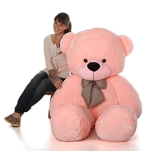Sellebrations 04 Feet Huggable Teddy Bear with Neck Bow
