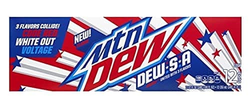 Mountain Dew, Dew-S-A, 12 fl oz cans, 12 count