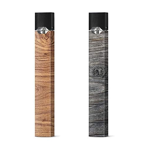 2 Pack Skin Wrap for Juul - Wood Grain Pattern - Unique Vinyl Decal Sticker for Juul