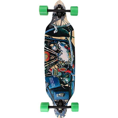 Deville Skateboards Bobber Complete Longboard Skateboard - 9.5" x 36"