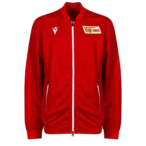 Macron Union Berlin Player Training Anthem Jacket - Red 2019-2020