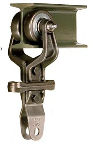 3″ trolley with “H” Attach & Hardware – 5 1/2″ Drop