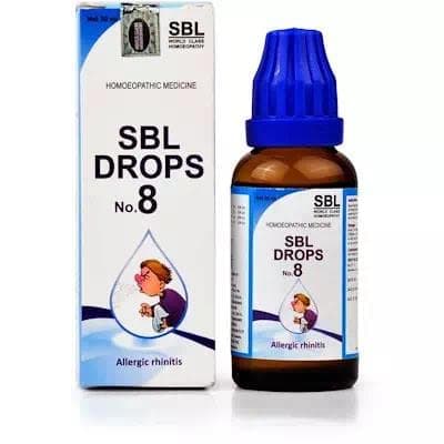 SBL NO 8 ALLERGIC RHINITIS 30 ML SBL