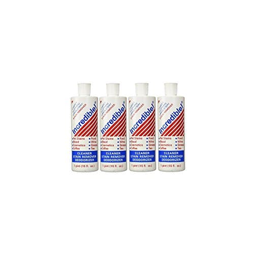Incredible Inc. Cleaner; Stain Remover; Deodorizer 16 Oz (4 Pack)