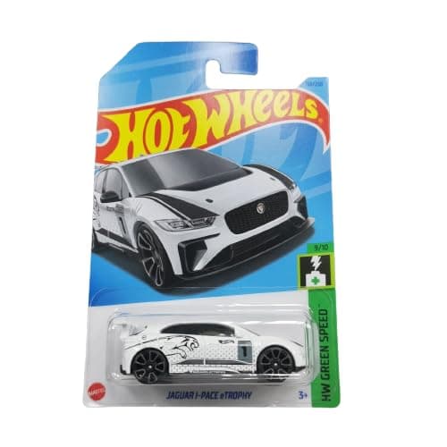 Hot Wheels Jaguar I Pace E Trophy HW Green Speed Ages 3 and Up (White)