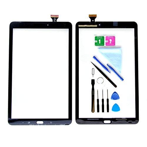 Black Display Touch Screen Digitizer Glass Replacement for Samsung Galaxy Tab E 9.6 SM-T560 T560 T561(No LCD) with Adhesive and Tools