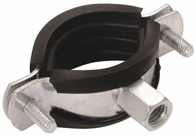 JAYMAC - 14-20MM EPDM RUBBER LINED PIPE CLAMP - EPDM Rubber Lined, M8/M10 (Pipe Clamps) - PACK SIZE: 1x5