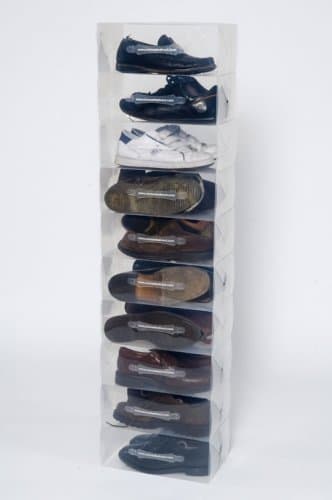 10 Clear Plastic Mens Clear Shoe Storage Boxes