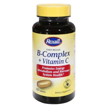 Rexall B-complex with Vitamin C - Tablets, 60 Ct