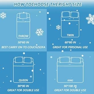 inhand Cooling Blanket Queen Size (90"x90"), Cooling Blankets for Hot Sleepers, Absorbs Heat to Keep Adults Cool for Summer Nights Sweats, Thin Cold Lightweight Blanket for Couch Bed, All Season Use