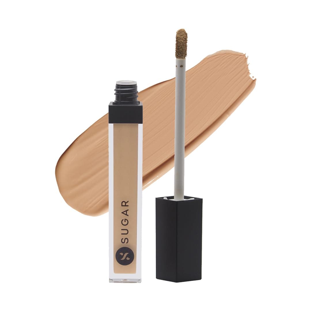 SUGAR Cosmetics Magic Wand Full Coverage Concealer | Matte | Waterproof |For All Skin Types | Lasts Upto 8 Hrs | 8.4gm - 40 Breve (Medium Beige Full Coverage Concealer With Warm Undertone)