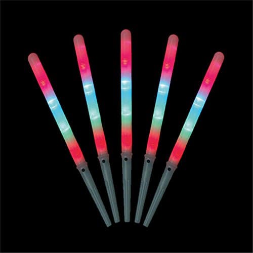 RONSHIN Creative Unqiue LED Cotton Candy Glow Sticks Light Up Flashing Cone Fairy Floss Stick For Party