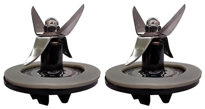 2set Blender Cutting Assembly with Gasket Replacement for Cuisinart SPB-456-2B and PowerBlend Duet BFP-10CH