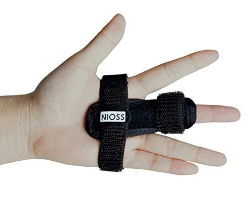 Compact Trigger Finger Splint Support Brace for Arthritis, Stenosing Tenosynovitis Hands & Straightening Curved, Bent, Locked Finger - Tendon Release & Pain Relief