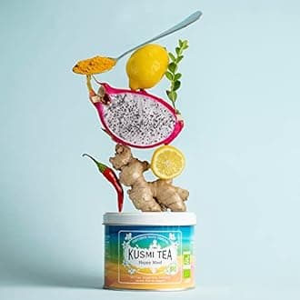 KUSMI TEA Kusmi Tea | Happy Mind 100g Can (Approximately 40 Cups) | Organic, Caffeine-Free