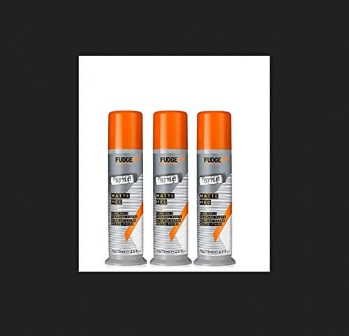 3 X Official Fudge Matte Hed Firm Hold Texture Paste 85g