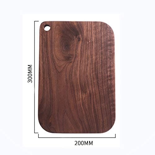 NTMD Chopping board cutting boards kitchen meat Chopping board,Black Walnut Whole Wood Kitchen Cutting Board Solid Wood Rootstock Lacquerless Fruit Chopping board Kitchen cut kitchen stuff