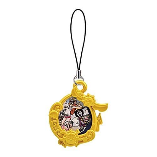 One Piece Figure Mobile Cell Phone Strap~Green Bit~ATO ATO no mi~Art-Art Fruit~Relief~35mm Tall