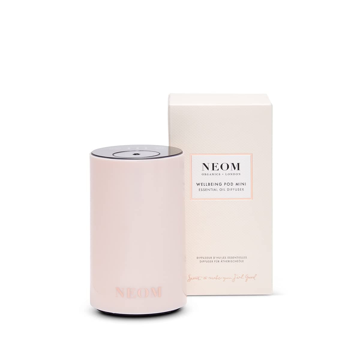 NEOM – Portable Wellbeing Pod Mini Essential Oil Diffuser Nude | Rechargeable USB & Waterless | Aromatherapy Oil Diffuser for Small Spaces