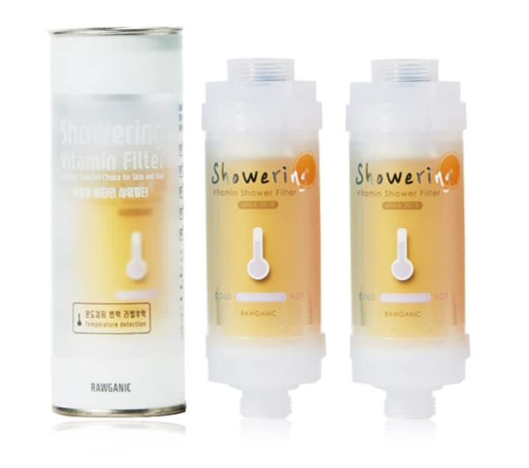 Generic Vitamin C Shower Head Filter, Aroma Therapy - Remove Chlorine & Impurities, Easy Installation, Filtered Shower Water for Healthier Skin & Hair, 2 pack (Lemon)