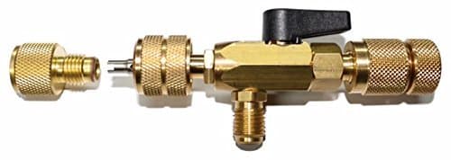 ELANMAX 1/4" & 5/16" SAE Valve Core Remover/Installer with Refrigerant Filling Port