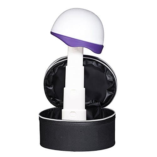 Expandable Wig Travel Case - Mini Sized - Breathable Black Canvas Material with Carrying Handles - By Dini Wigs