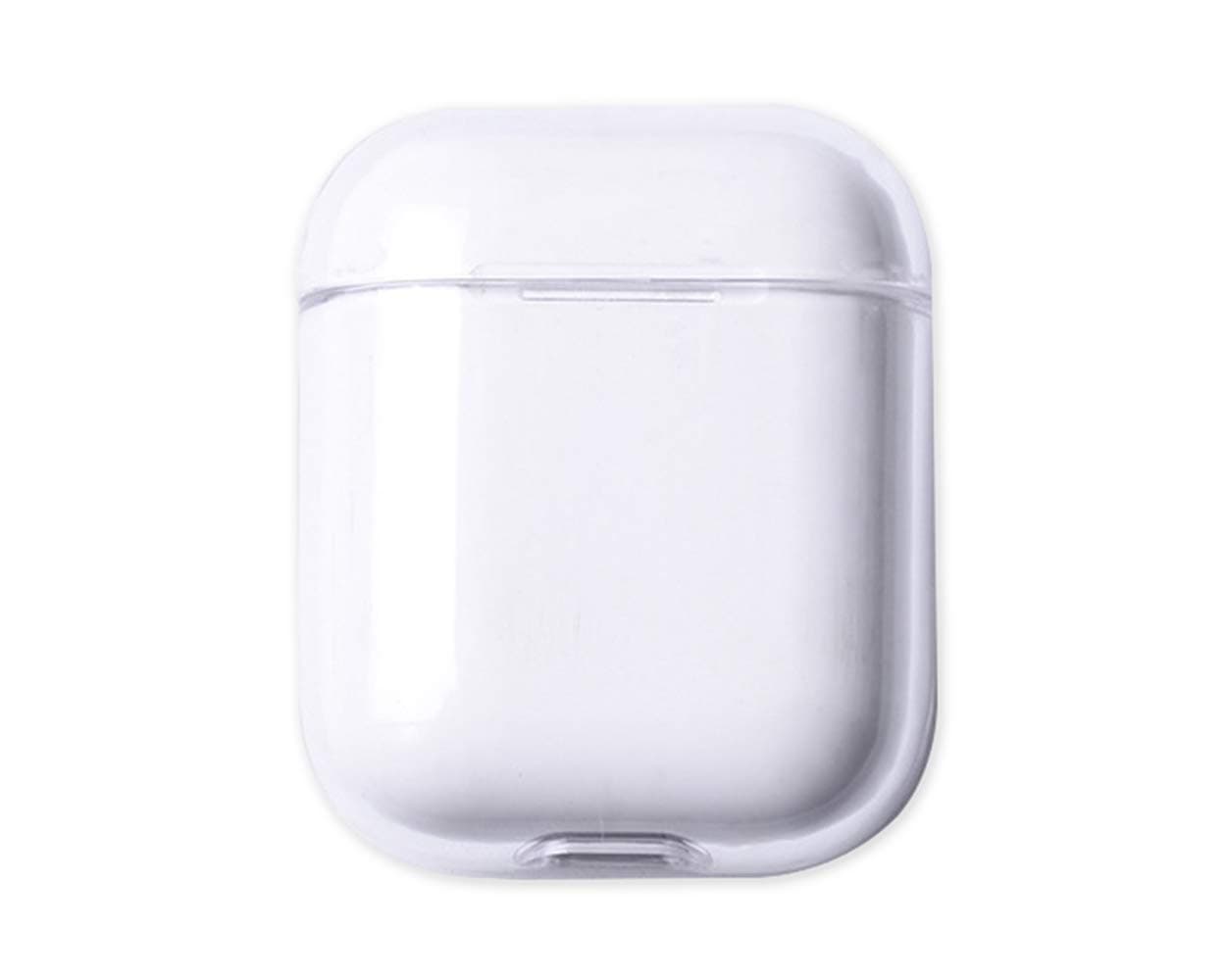 Protective PC Cover Compatible with AirPods 1 and 2 [Front LED Not Visible] Slim Hard Shell Protects Your Earbuds Case from Scratches (Clear)