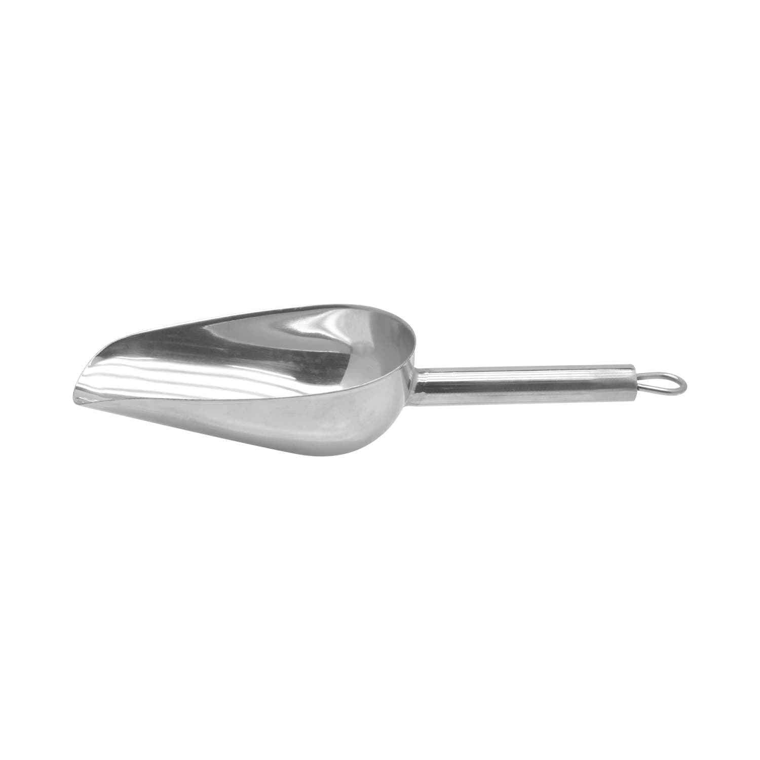 Raj 6 Cm Pipe Handle Heavy Scoop-PHHS06 - Silver, Ice Scoop , Ice Picker , Popcorn Scoop , Flour Scoop , Nuts Scoop