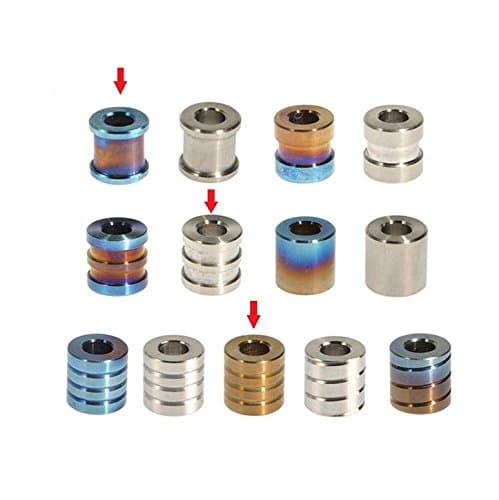 Anodized Titanium Beads (Pre-selected 3 Pack) Pack D