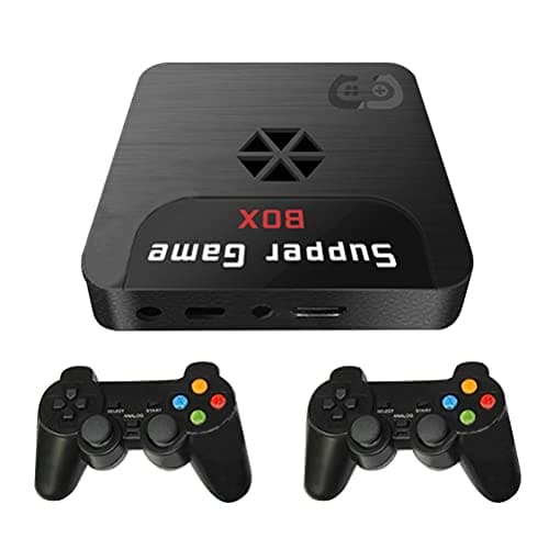 teyiwei Super Console X5 Video Game Console Built in 9000+ Games, 25 Classic Emulators, 2 Gamepads, Retro Video Game Consoles for 4K TV 1080P HDMI Output, Gifts for Men Who Have Everything - 16+64G