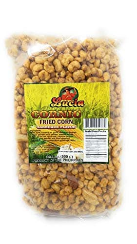 Lucia Cornic Fried Corn Barbecue Flavored, Net Wt 17.66oz (500g)
