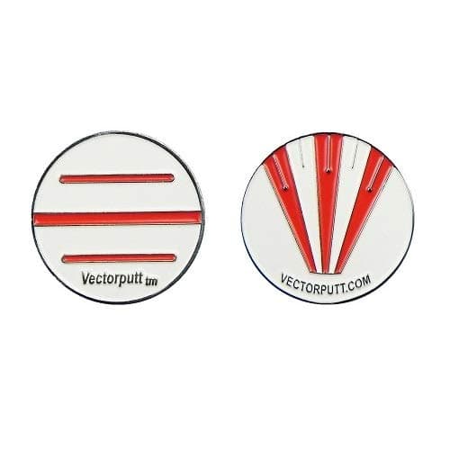 tm - USGA Approved Golf Ball Marker - Double Sided Golf Ball Marker with hat Clip (30mm)