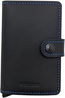 Secrid Uni Card Protector Travel Accessories - Envelope Card Holder, black&blue