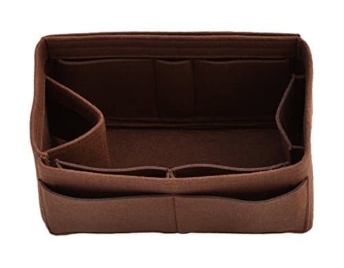 Felt Purse Handbag Tote Organizer Insert - Multi Pocket Storage Liner & Shaper