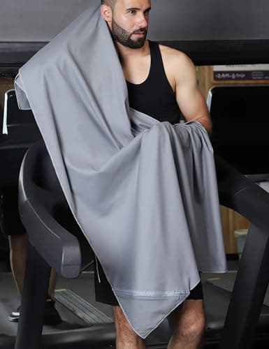 RainLeaf Ra In Leaf Microfiber Towel, 30 X 60 Inches, X-Large (76 X 150 cm) Gray