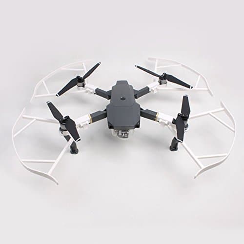 AerialTEK - DJI Mavic Pro Quick-Release Propeller Guards Protectors Shielding Rings Bumpers for DJI Mavic Pro Fortress Design. Set of 4 (White)